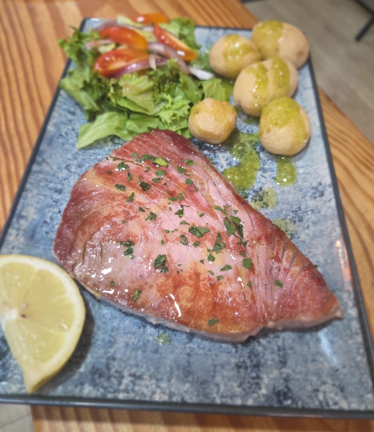 Atún a la plancha