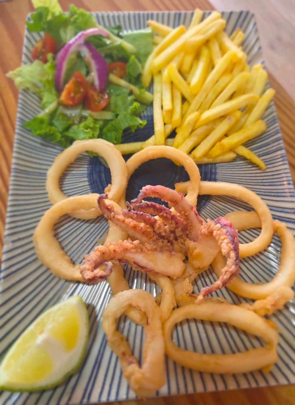Calamar sahariano a la andaluza